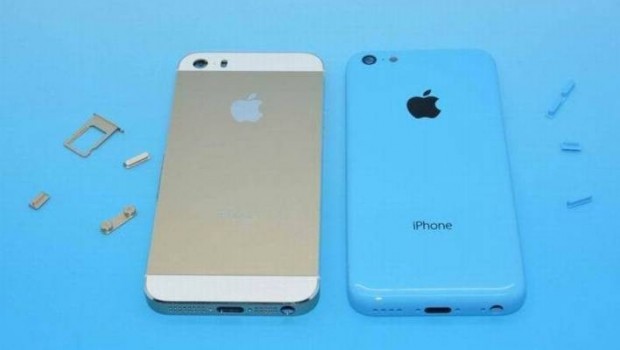 iPhone 5S y iPhone 5C: juntos por primera vez en una imagen
