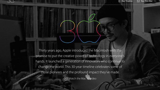 Apple lanza sitio especial para celebrar 30 años de su primera Mac