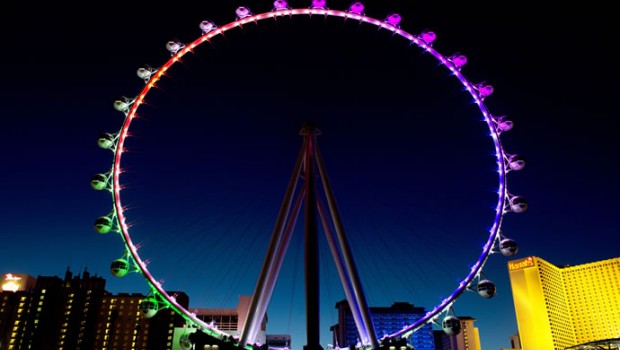 Instalan rueda de la fortuna en Las Vegas más alta que el London Eye