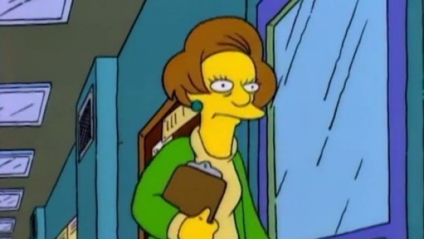 Los Simpson se despiden de Edna Krabappel